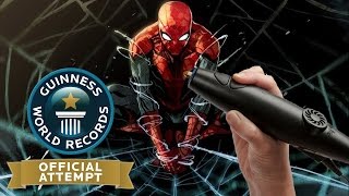 ✐ 3D Printing Pen - Spiderman - World Record Attempt ✐