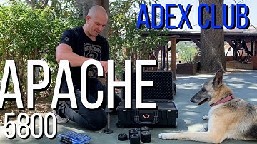 Adex Club in the Apache 5800 hard case from Harbour Freight