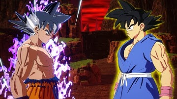 Super Goku vs End of GT Goku! [What-if FINALE]