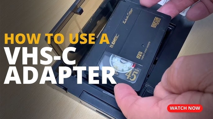 JVC CP-7U VHS-C to VHS Cassette Adapter 