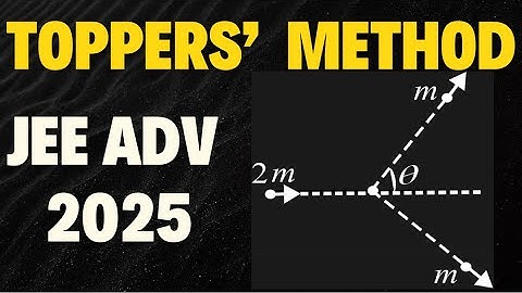 AN INGENIOUS METHOD FOR JEE ADVANCED  2025 PROBLEM