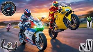 Insane Bike Racing Gameplay - Moto Rider Bike Racing Game - Dangerous Tracks High Speed Gameplay  screenshot 1