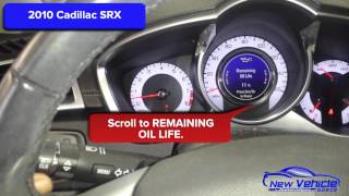 2010 Cadillac SRX Oil Light Reset / Service Light Reset