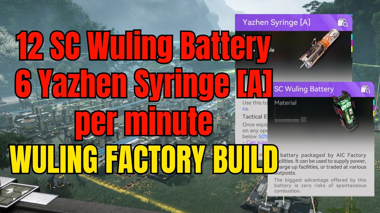 Wuling Factory: 12 SC Wuling Battery & 6 Yazhen Syringe [A] per minute ...