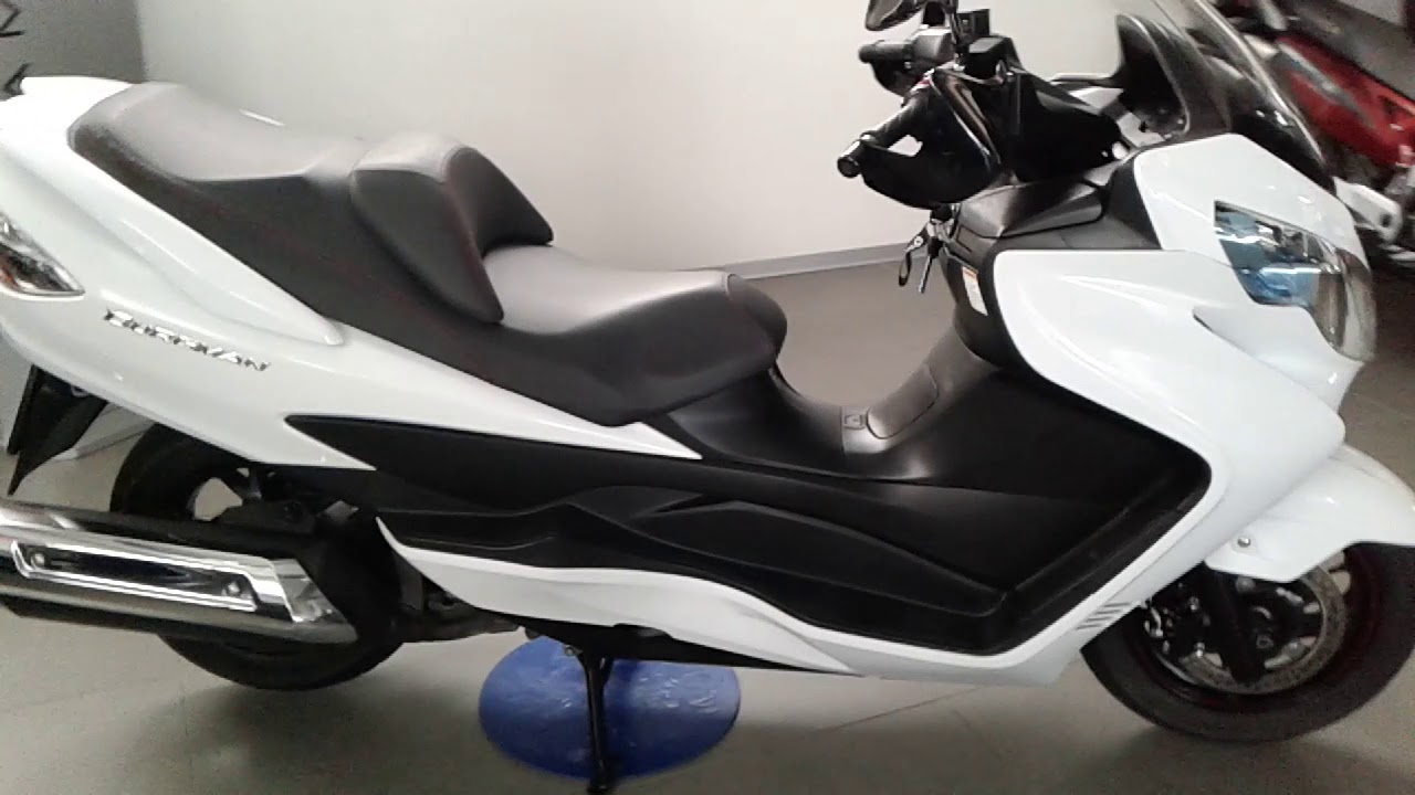 Suzuki Burgman 400 abs bianca '14 YouTube