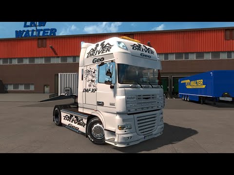 Euro Truck Simulator 2 ქართული DAF XF 105