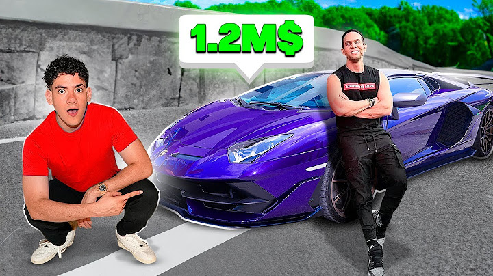 ALFREDO ME DIO SU LAMBORGHINI AVENTADOR SVJ POR PERDER UNA APUESTA !! - TheDonato
