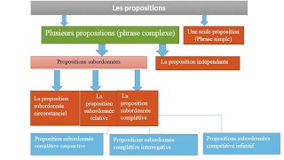 les propositions :phrase complexe et phrase simple الدرس 8 تعليم اللغة الفرنسية : قواعد اللغة