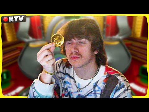 Kryoz pushes some coins at a casino and cries when he loses all his money from bad decisions