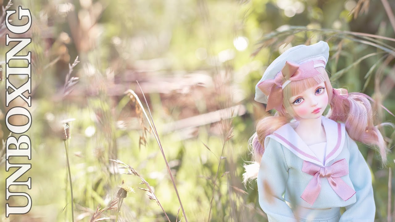 DOLK x MYOU Zuzana - Full Set 1/4 MSD BJD Box Opening/Unboxing & Dress Up 桜の制服 女の子ドール 着せ替え