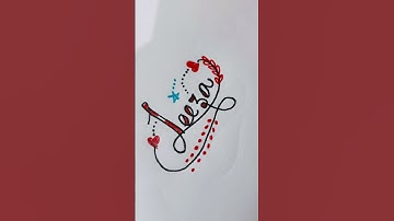 Comment your Name ❤️#satisfying #calligraphy #art #handwriting #cursivewriting #shorts #ytshorts