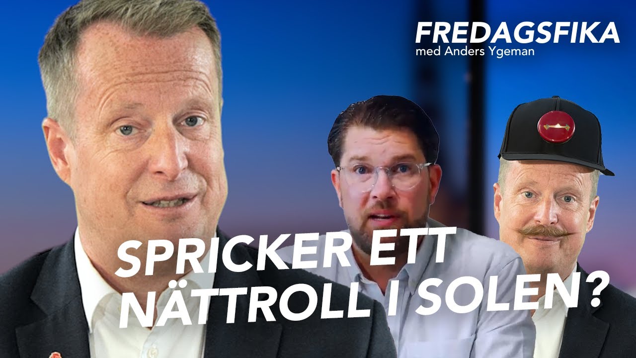 Pressträff med Anders Ygeman om Regeringskansliet och trollkonton