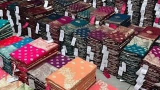 व्यापार करो पैसा कामाओ / मात्र 4000₹ में 100 साड़ी / Cheapest saree manufacturer in India / saree