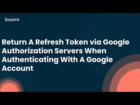 Return A Refresh Token via Google Authorization Servers When Authenticating With A Google Account