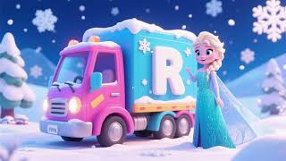 Elsas Snow Letter Find Truck 3 Sing Along Learning Song