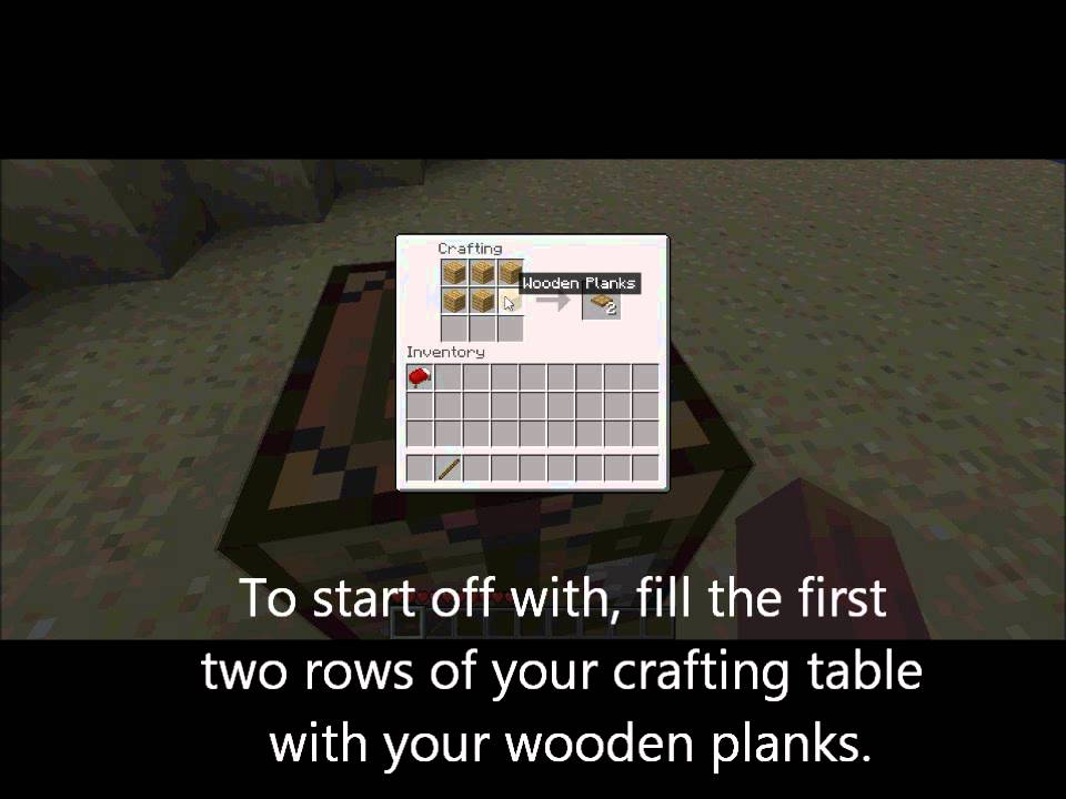 Minecraft- How to craft a Sign [HD] - YouTube