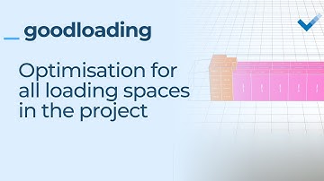 Goodloading Manual - Optimisation for all loading spaces in the project