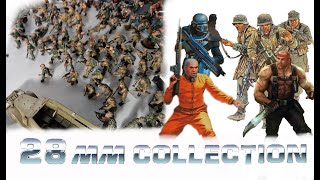 My 28 mm miniatures collection | Warhammer Bolt action Wargames atlantic and more