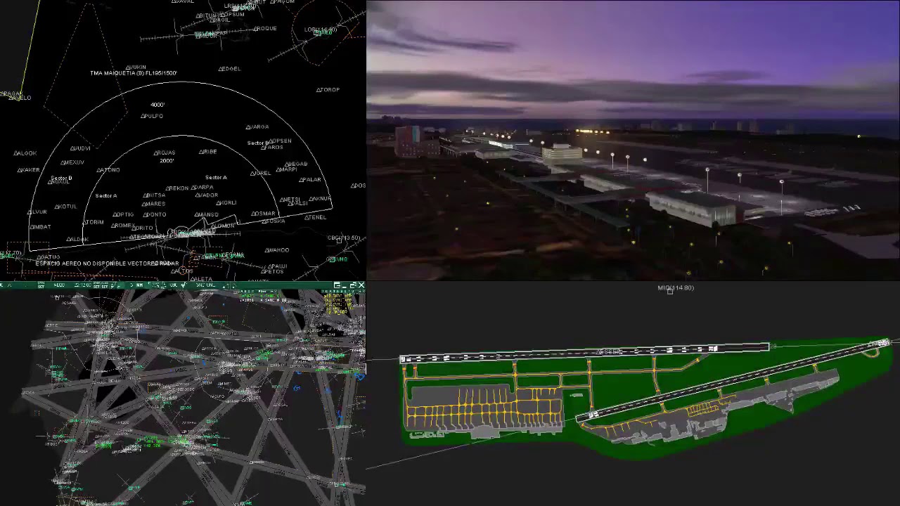 Comunicaciones continuas ATC VATSIM Maiquetía (sin vacios)