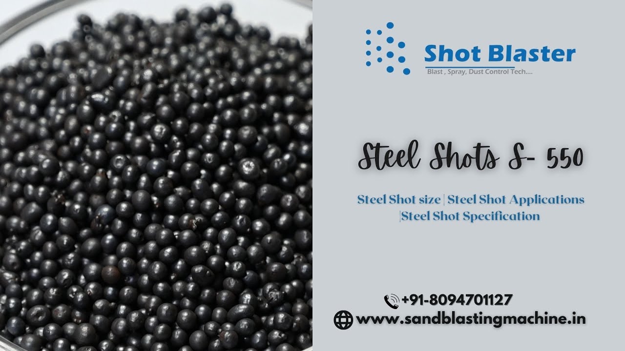 Steel Shot S-550 - Blasting Media - Large Shot Size (50lb)