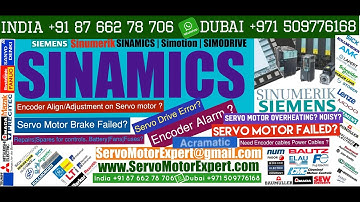 SIEMENS SINAMICS servo motor encoder tutorial, rotary encoder working, incremental encoder, Stegmann