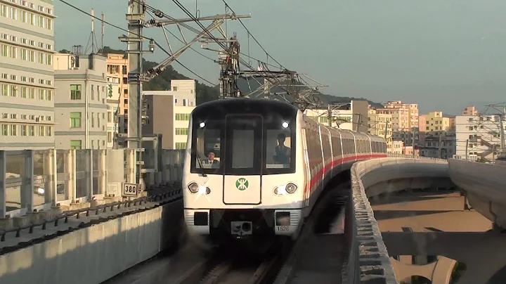 深セン地下鉄羅寶線（1號線）　南車株洲電力機車製電車　後瑞駅到著 - 天天要聞