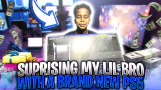 Surprising My Little Brother With The PS5 (HE FREAKED OUT!)