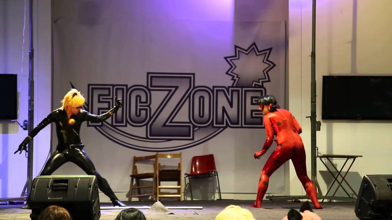 Ficzone 2016 - concurso cosplay - Lady Bug y Chat Noir