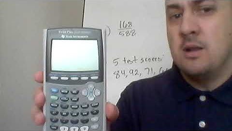 TI 83 / TI 84 Calculator Workshop Part 2: Menus & Statistics