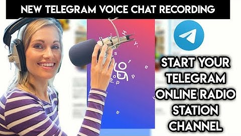 Telegram Voice Chat 2.0 - Now on Channels!! with Session Recordings.