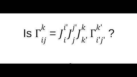 Are Christoffel Symbols Tensors?