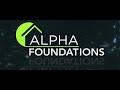 Alpha foundations joins groundworks