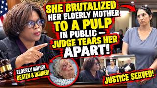WOMAN ATTACKED HER ELDERLY MOTHER IN PUBLIC — JUDGE BOYD SHUTS HER DOWN!