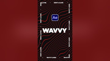 Create Wavy Line Motion Graphic Backgrounds in After Effects