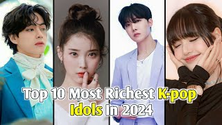 Top 10 Most Richest K-Pop Idols In 2024 Know With Monik