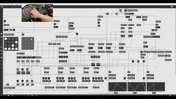 Jamming with Max/msp Octatrack Tascam414 H9