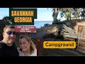 Full time rv living  first time driving an rv  fort mcallister state park