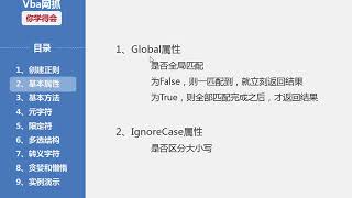 Excel网抓 第十三课 Vba正则表达式1