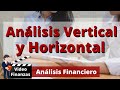 Análisis VERTICAL y HORIZONTAL - Ejemplo y Explicación Excel