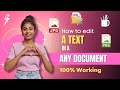 How To Edit Text In A Image | Free Tool 2024 | Digital 2 Design
