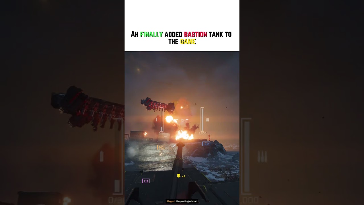 AH Finally Added Bastion Tank To The Game - Helldivers 2 