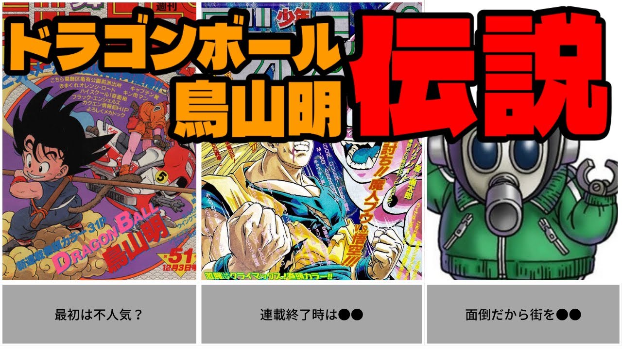 ドラゴンボールと鳥山明の伝説と記録 Youtube