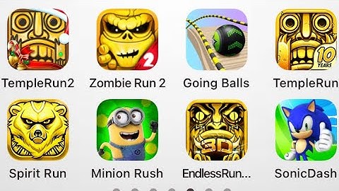 TempleRun2, zombie Run, going balls, TempleRun, spirit Run, Minion Rush, EndlessRun, SonicDash,