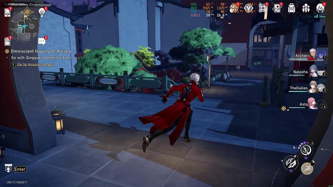 Honkai Dialogues in the chinese cloud kingdom