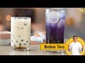 Boba tea  bubble tea        how to make boba tea at home  sanjeev kapoor khazana