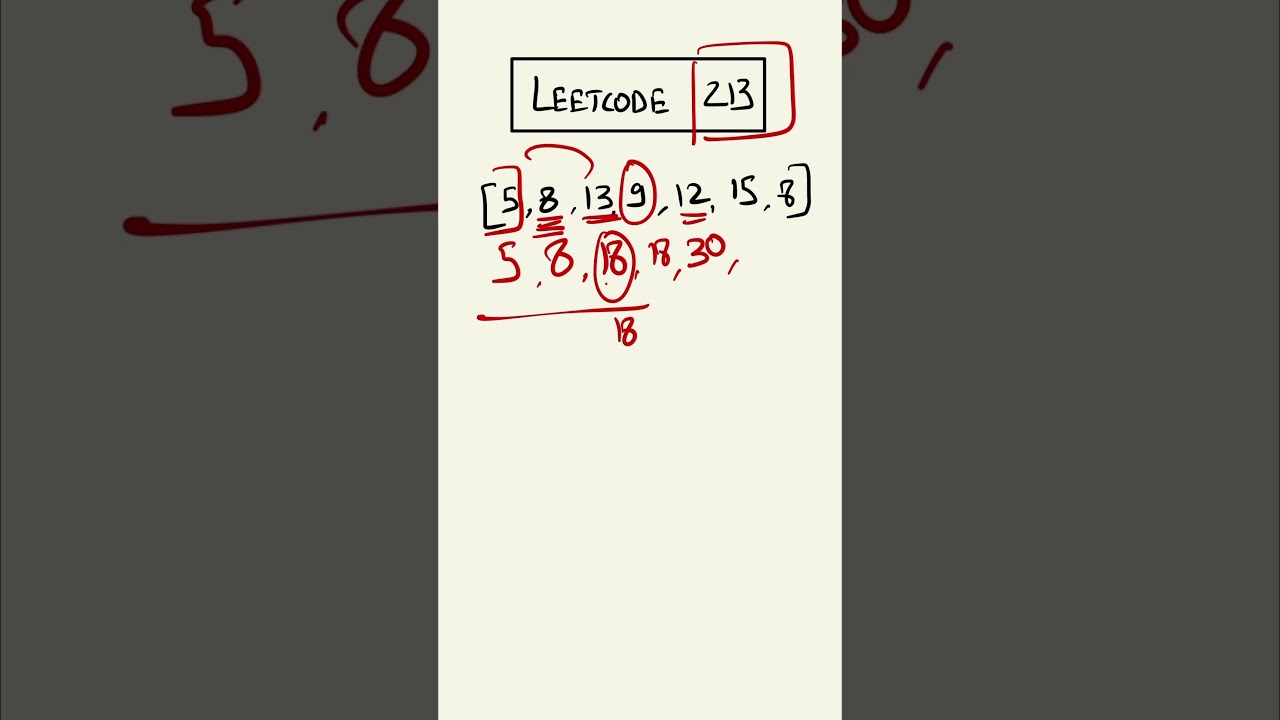Leetcode 213 made easy - Coding Interview Question 34/75