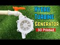 3D Printed Hydro Turbine Generator