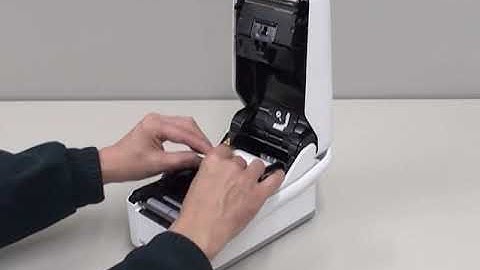 FX3-LX - Media roll loading Continuous mode Tear Off mode