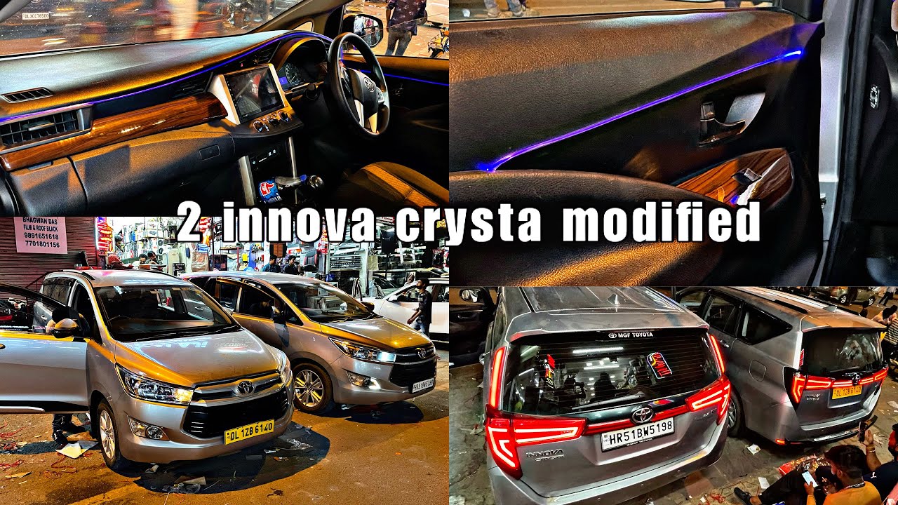 Innova crysta modified pillar light for innova ambient light in