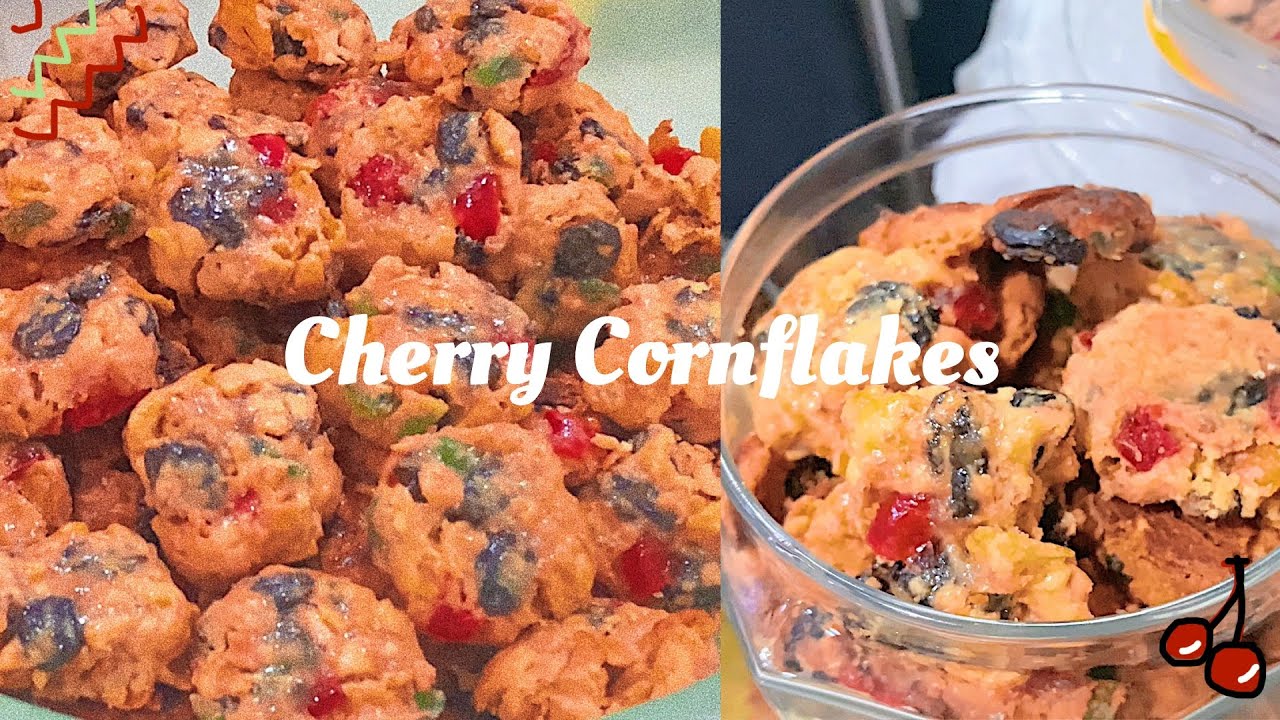 Cherry Cornflake Cookies || Ramadhan Cookies